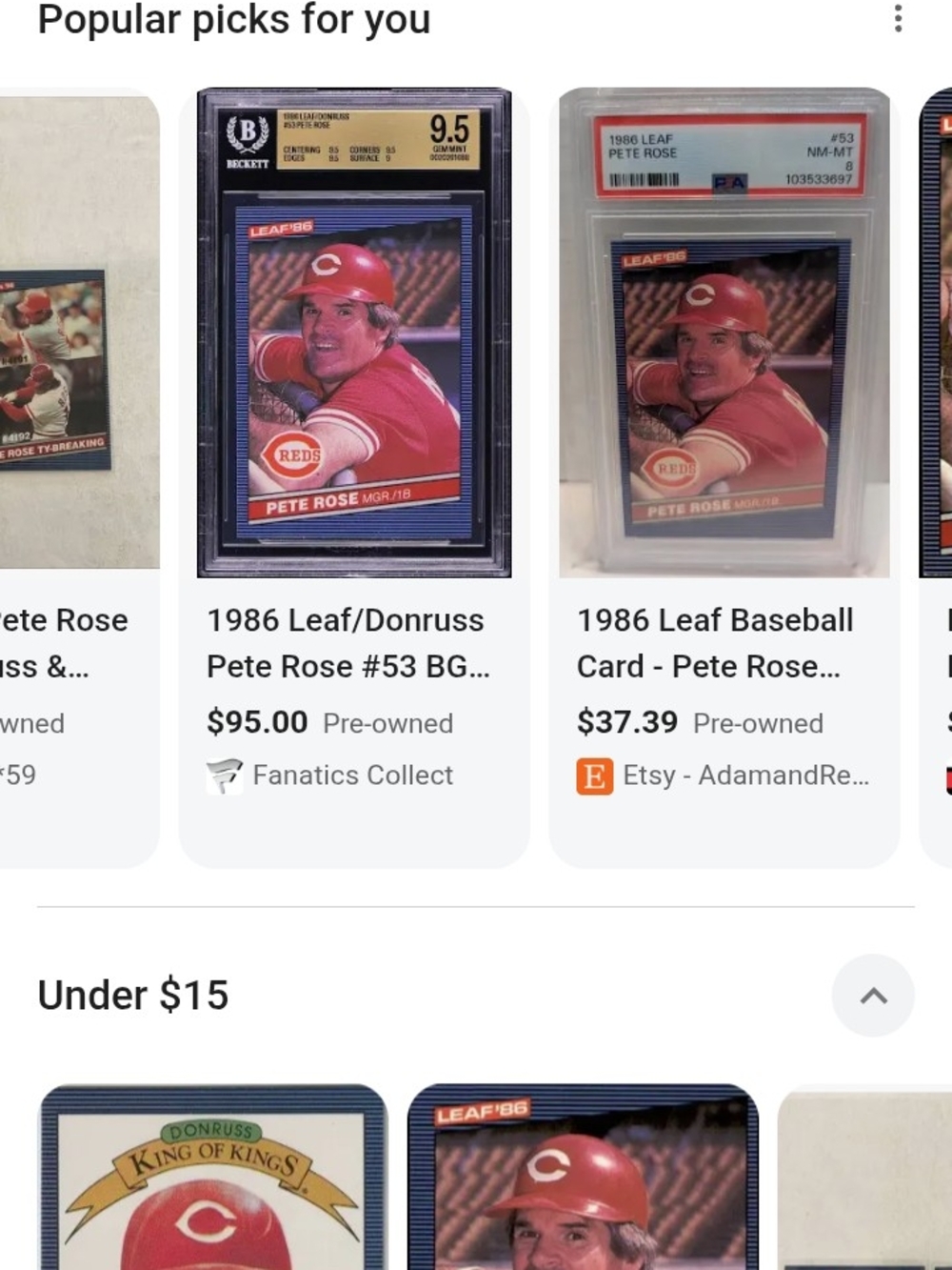 Reds 1986 Pete Rose Baseball Card - Red Helmet
